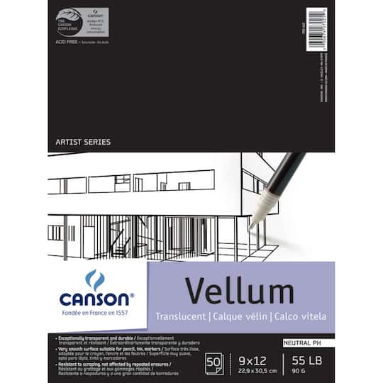 Canson&#xAE; Artist Series Vidalon&#xAE; Vellum Tracing Paper